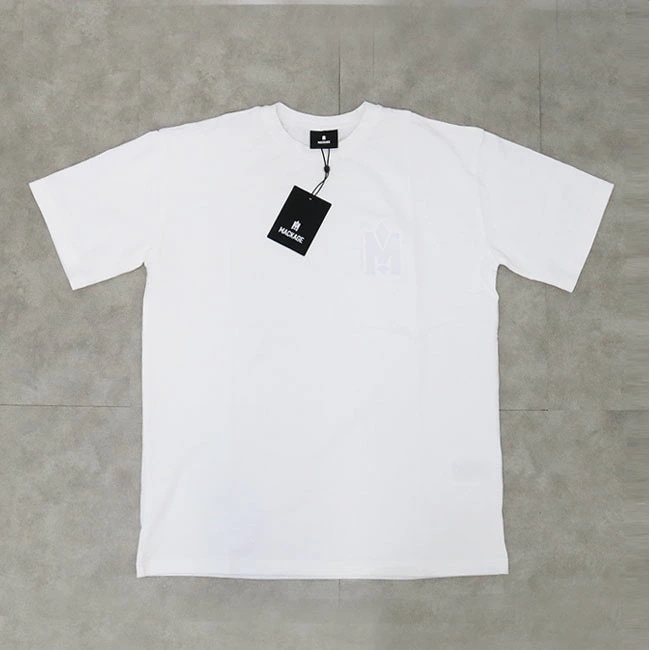 レディースベルベットオーガニックコットンインターロックTシャツ 半袖 クルーネック VELVET ORGANIC COTTON INTERLOC TEE ロゴ WHITE