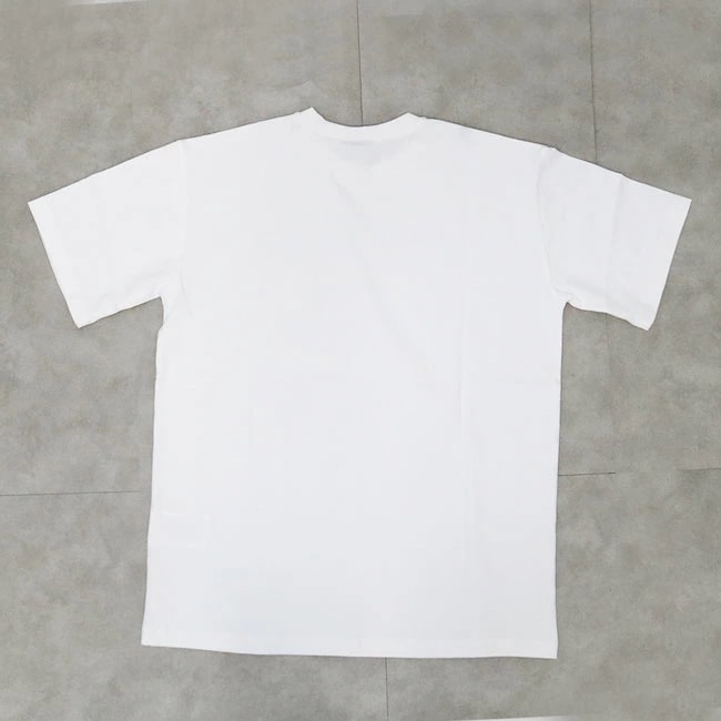 レディースベルベットオーガニックコットンインターロックTシャツ 半袖 クルーネック VELVET ORGANIC COTTON INTERLOC TEE ロゴ WHITE