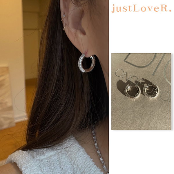 ☆BTS ジミン着用☆関税込★just LoveR★Promise Earrings★ ☆BTS ジミン着用☆【justLoveR】☆Promise Earring.s☆ (just