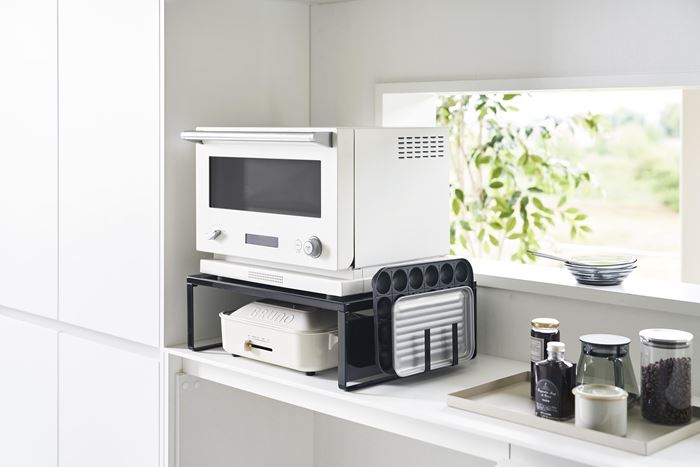 オーブンレンジラック タワー 1442 1443 tower 山崎実業 オーブンレンジラック タワー 1442 1443 tower 山崎実業