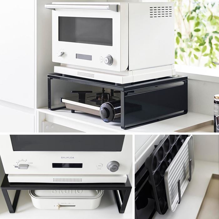 オーブンレンジラック タワー 1442 1443 tower 山崎実業 オーブンレンジラック タワー 1442 1443 tower 山崎実業