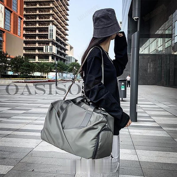 CELINE マカダム柄 ボストンバッグ