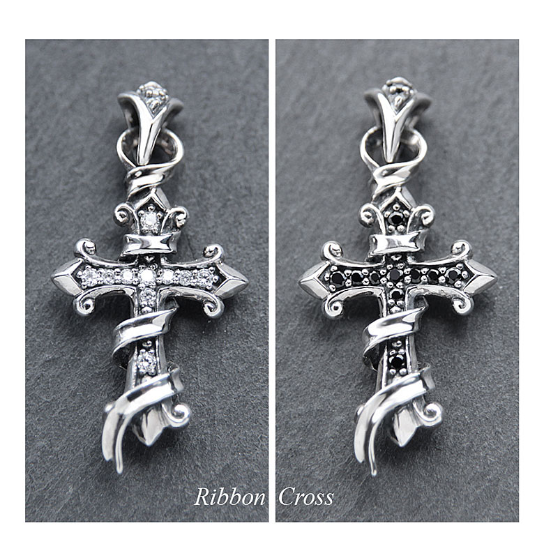 メール便なら送料無料 シルバーアクセサリー メンズ ペンダントトップ pe2145 リボンが巻き付く