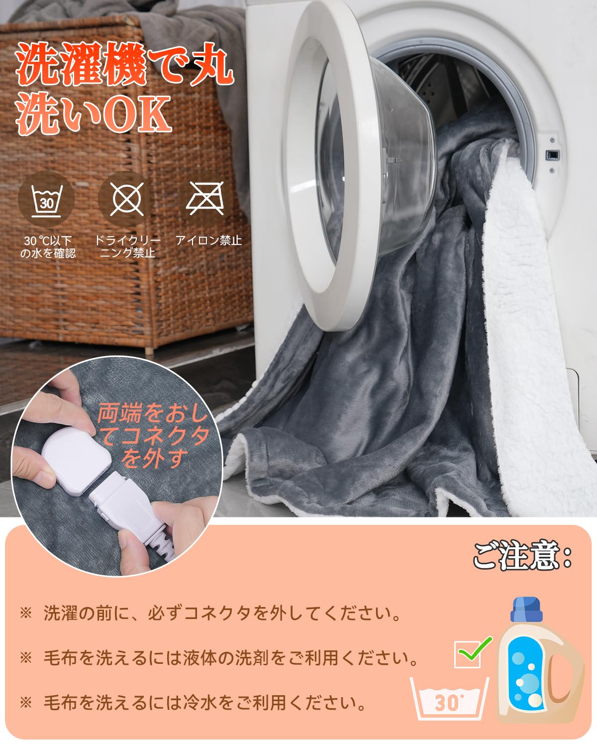 電気毛布 掛け 200x140cm 電気膝掛け 掛敷兼用 洗える【大きいサイズ ＆ 2024新進化した高性能コントローラー ＆ 恒温節電】電気ブランケット 大判 ダブル 厚手 省エネ ５分速暖 10段