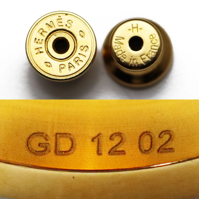 HERMES エルメス ラッカーメタル/GP ミニ ポップアッシュ ピアス H608002F79 3.2g ゴールド/ブルージーン レディース 中古 美品 HERMES エルメス ラッカーメタル/GP ミニ ポップアッシュ ピアス H608002F79 3.2g ゴールド/ブルージーン レディース 中古 美品
