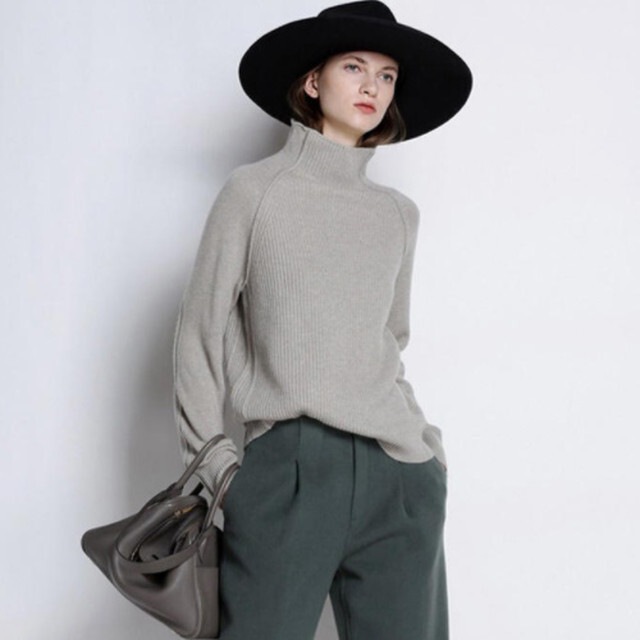 【送料無料】レディース 高級感 カシミヤ セーター レディース ハーフハイネック ショート丈 【送料無料】レディース 高級感 カシミヤ セーター レディース ハーフハイネック ショート丈