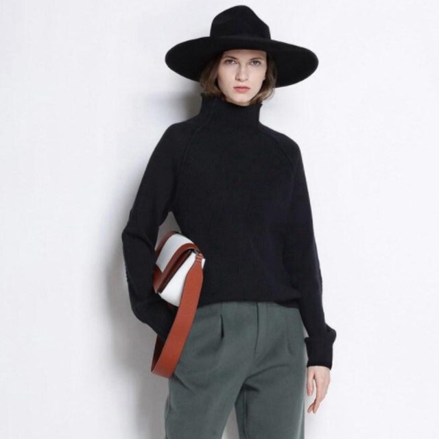 【送料無料】レディース 高級感 カシミヤ セーター レディース ハーフハイネック ショート丈 【送料無料】レディース 高級感 カシミヤ セーター レディース ハーフハイネック ショート丈