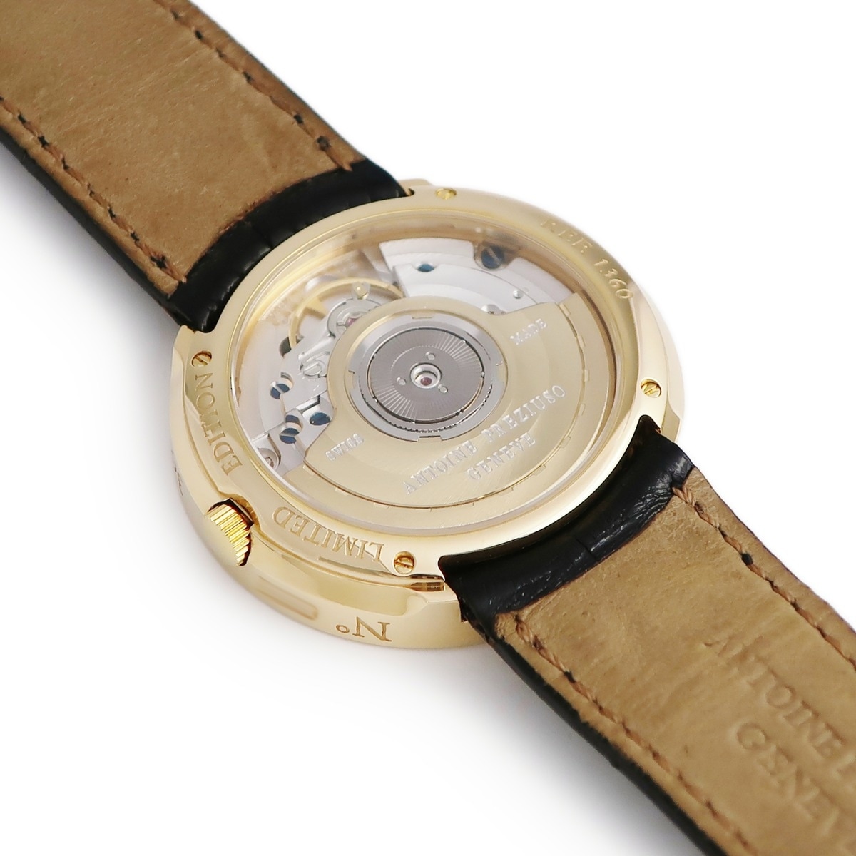 シエナ 1360 自動巻き メンズ K18YG無垢 ブラック 黒 大理石 シースルーバック 限定 3年保証 シエナ 1360 自動巻き メンズ K18YG無垢 ブラック 黒 大理石 シースルーバック 限定 3年保証