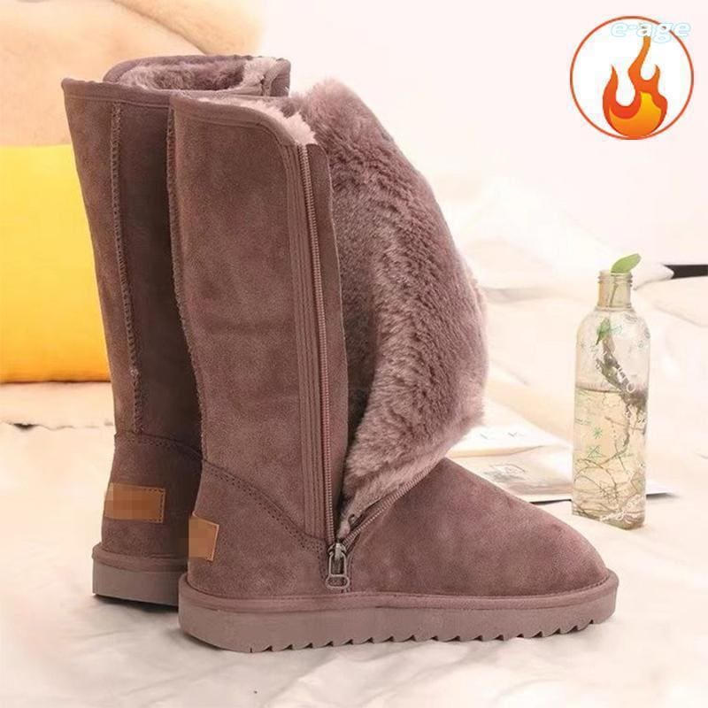 な質感 新作 末セール スノーブーツ 裏起毛 レディース ロング丈 厚底 滑らない靴 疲れにくい 感 抗菌除臭 美脚ブーツ