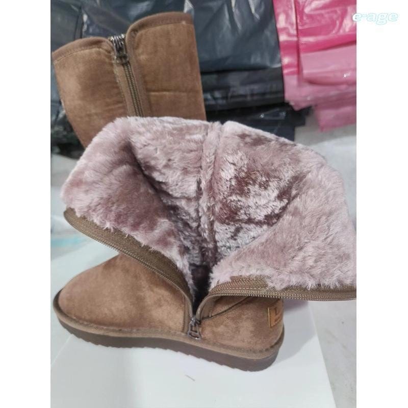 な質感 新作 末セール スノーブーツ 裏起毛 レディース ロング丈 厚底 滑らない靴 疲れにくい 感 抗菌除臭 美脚ブーツ