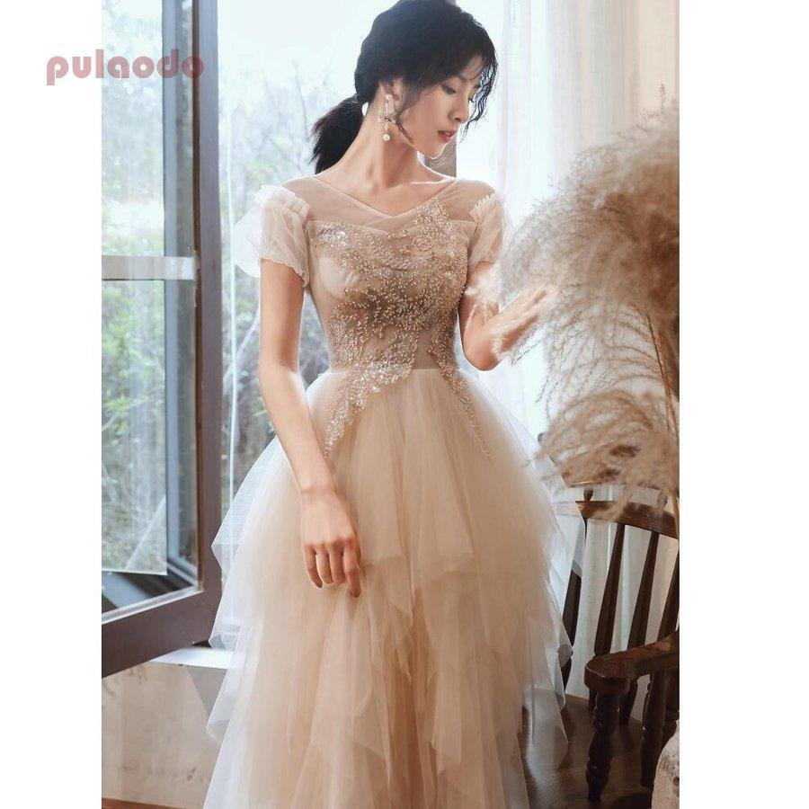 パーティードレス ... : レディース服 結婚式 大きいサイズ 豊富な定番