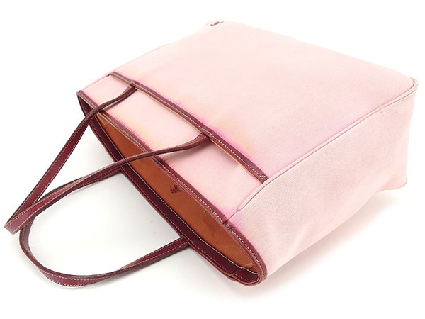 バーバリー ブルーレーベル BURBERRY BLUE LABEL トートバッグ ハンドバッグ レディース ホースマーク ピンク×ボルドー キャンバス×レザー 人気 セール 【中古】 T817 . バーバリー ブルーレーベル BURBERRY BLUE LABEL トートバッグ ハンドバッグ レディース ホースマーク ピンク×ボルドー キャンバス×レザー 人気 セール 【中古】 T817 .
