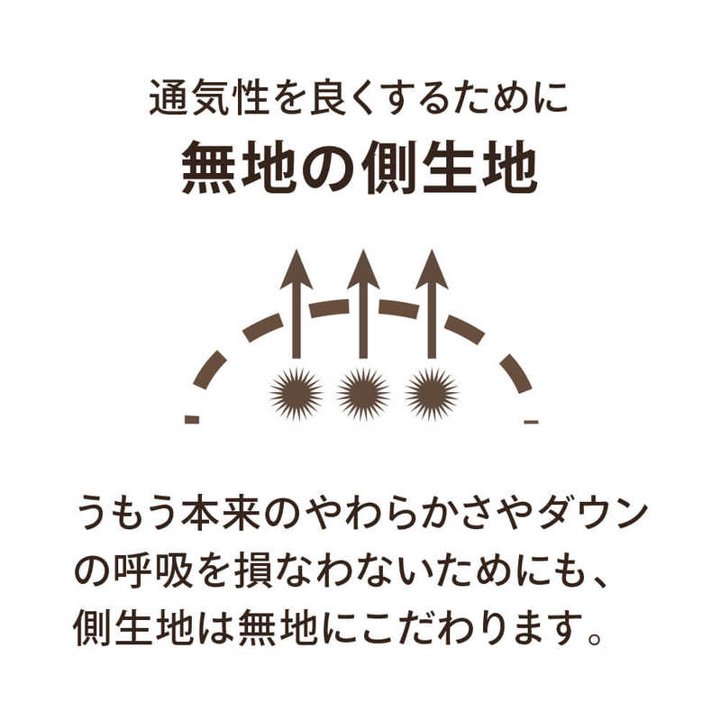 生毛工房　2枚合わせ(本掛け＋肌掛け)羽毛布団「生毛ふとん」 PR410M-HB2 ［ダブルロング(190×230cm) /通年 /ポーランド産ホワイトグースダウン95％ /日本製］