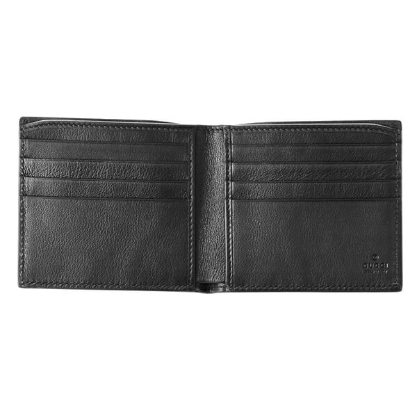 GUCCI 365466-A0V1R-1000 グッチ 二折財布 （カード/カード） グッチシマソフトレザー ブラック