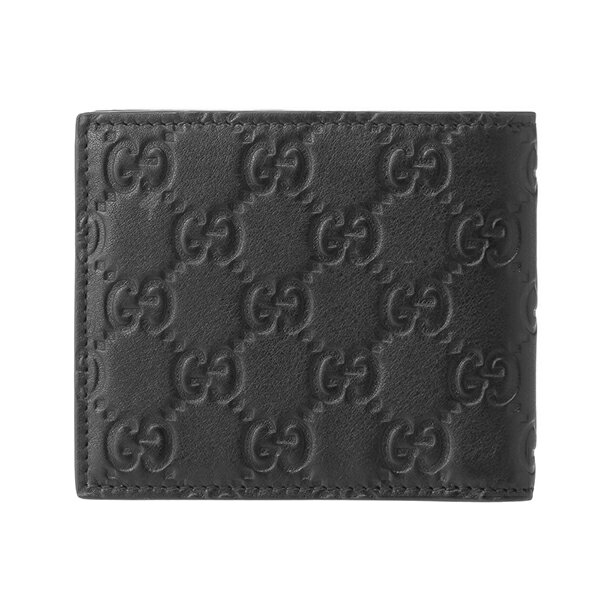 GUCCI 365466-A0V1R-1000 グッチ 二折財布 （カード/カード） グッチシマソフトレザー ブラック