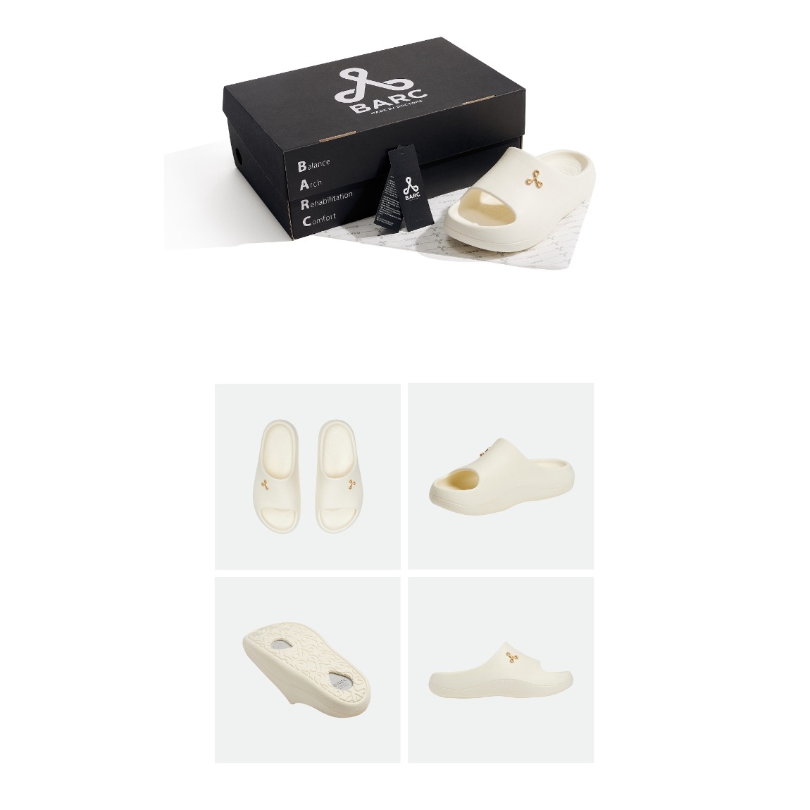 [BARC正式]S-2スリッパクリームリハビリテーション科の医師が日常のバランスと健康のために直接研究して作ったたった一つのリカバリー スライド スリッパバランス体型矯正滑り止め 楽なクッション 軽い