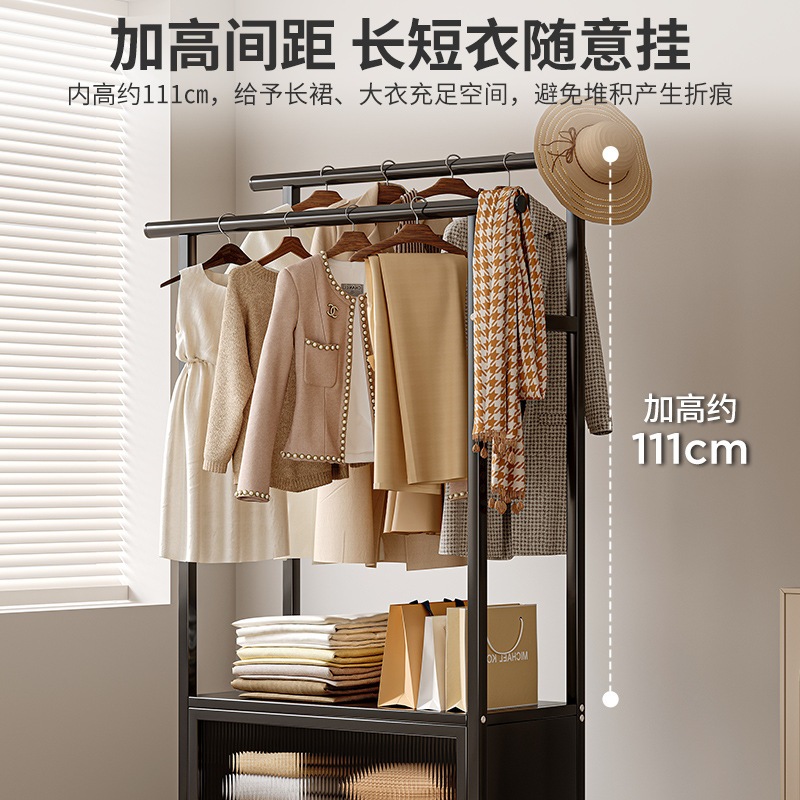 ハイエンドの服ラック床スタンドベッドルームの服ラック屋内シンプルな可動服ラック家庭用服ラック ハイエンドの服ラック床スタンドベッドルームの服ラック屋内シンプルな可動服ラック家庭用服ラック