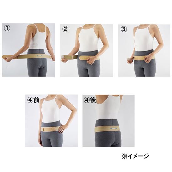腰用サポーター 腰骨盤周りケア 皮膚感覚 腰naossサポーター ブラック M-L 腰用サポーター 腰骨盤周りケア 皮膚感覚 腰naossサポーター ブラック M-L