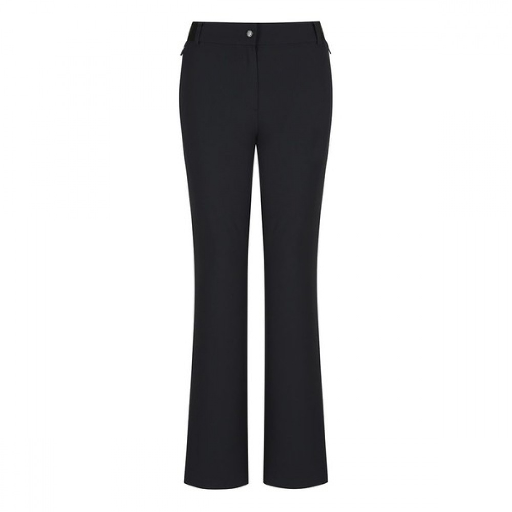 [ping] レディースサイドバンドソリッドパンツ