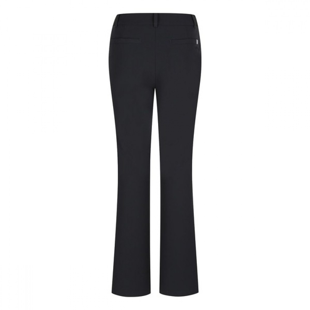 [ping] レディースサイドバンドソリッドパンツ