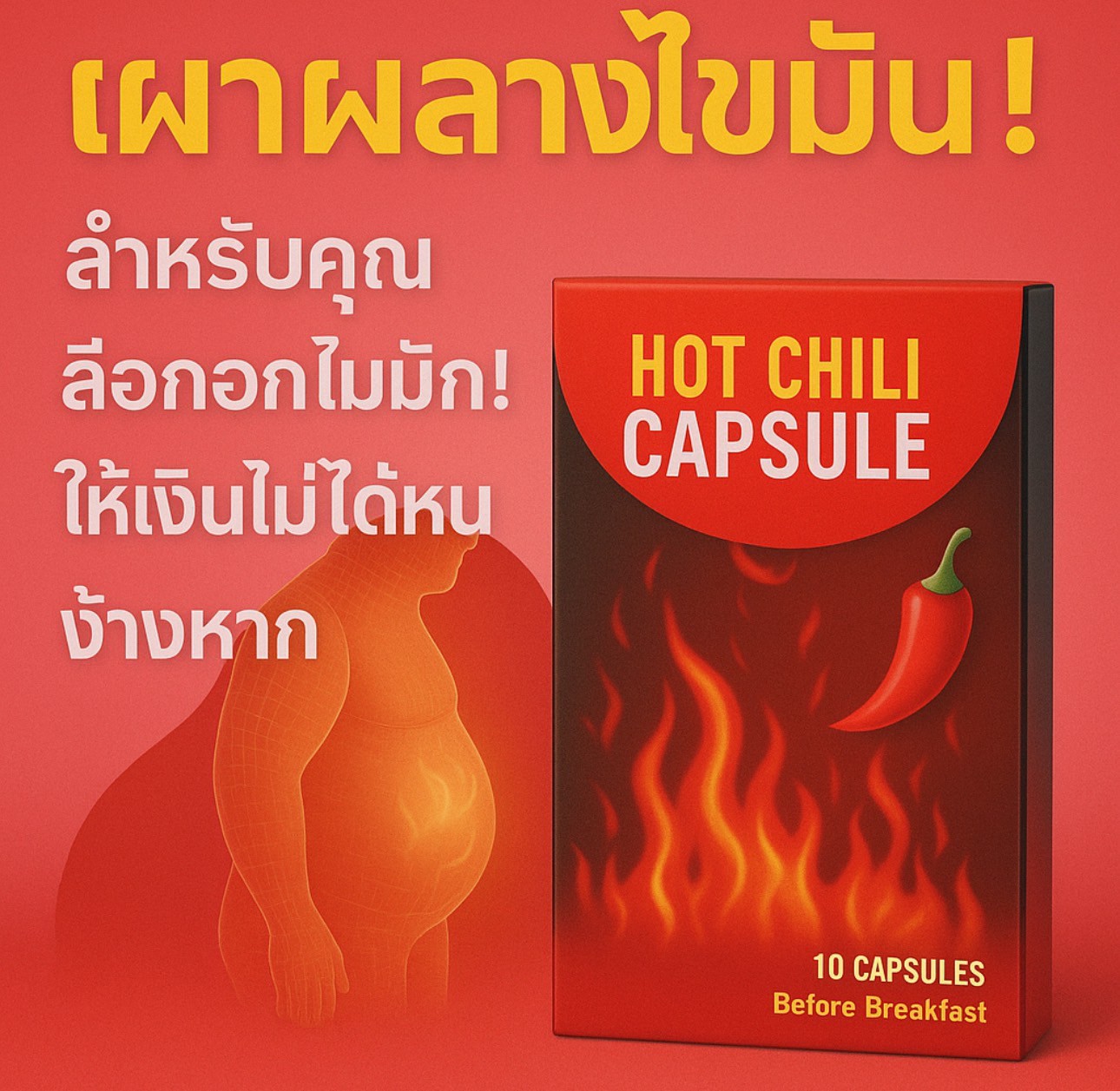[3個セット]HOT CHILI CAPSULE（ホットチリカプセル） 10カプセル×3個