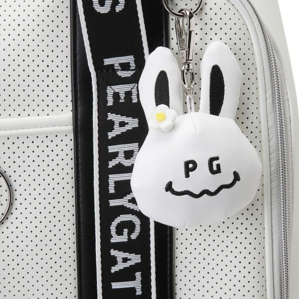 [Paris Gates] レディーススマイルパーフォレーテッドホイールボストンバッグ&バニーキーリング