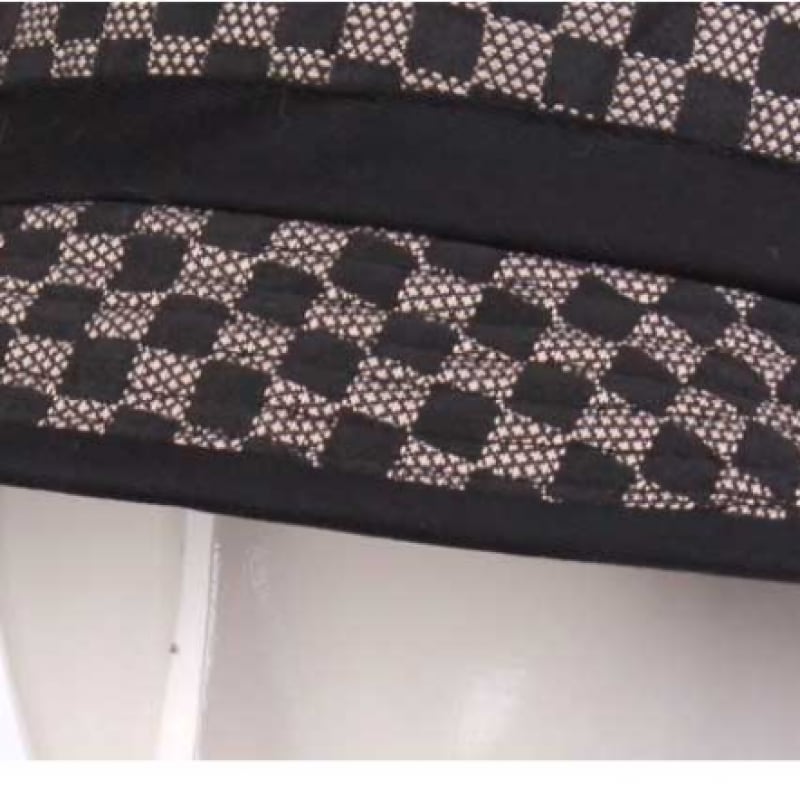 (Ninas Paris) ビッグサイズ_ビンテージチェスブロックハンナムバンジー (1SS170) (Ninas Paris) ビッグサイズ_ビンテージチェスブロックハンナムバンジー (1SS170)