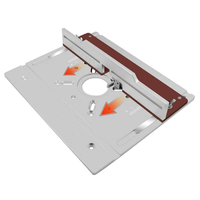 新品登場 ルーターテーブル インサートプレート アルミニウム合金 木材フライス フリップボード トリミングマシン 彫刻補助ツール 木工ベンチ