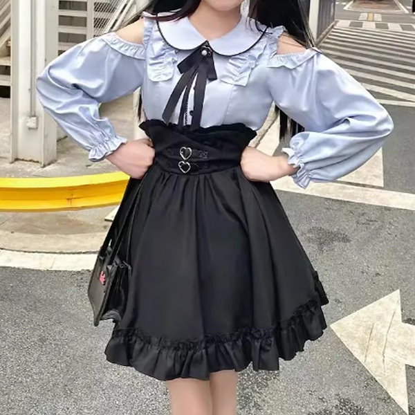 Qoo10] 可愛い 量産型 地雷系 セットアップ 2