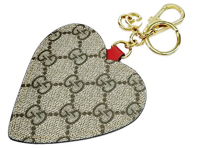 得価超激得 GUCCI : GG SUPREME HEART KEY : バッグ・雑貨 新作大特価