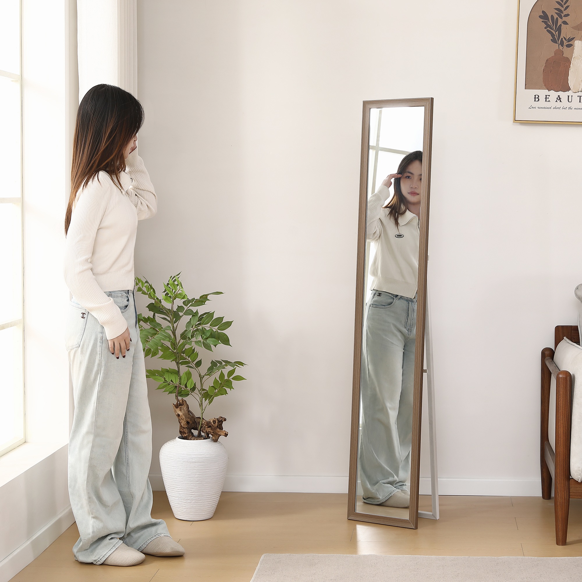 【国内出荷】【30×160cm】全身鏡 ミラー 玄関 全身 姿見 軽量 おしゃれ スタンド 壁掛け 立て掛け DIY 自撮り鏡 鏡 壁掛け鏡 全身鏡 飛散防止加工 全身ミラー スリムミラー インテリア 【国内出荷】【30×160cm】全身鏡 ミラー 玄関 全身 姿見 軽量 おしゃれ スタンド 壁掛け 立て掛け DIY 自撮り鏡 鏡 壁掛け鏡 全身鏡 飛散防止加工 全身ミラー スリムミラー インテリア