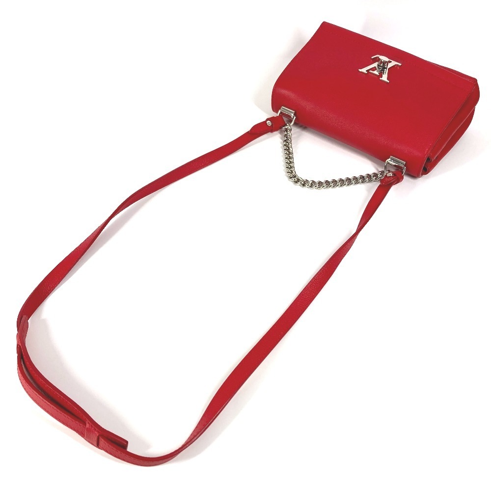 ハンドバッグ M51202 ロックミー2 BB カバン 2WAYバッグ チェーンバッグ ショルダーバッグ 斜め掛け カーフレザー ルビー レッド ハンドバッグ M51202 ロックミー2 BB カバン 2WAYバッグ チェーンバッグ ショルダーバッグ 斜め掛け カーフレザー ルビー レッド