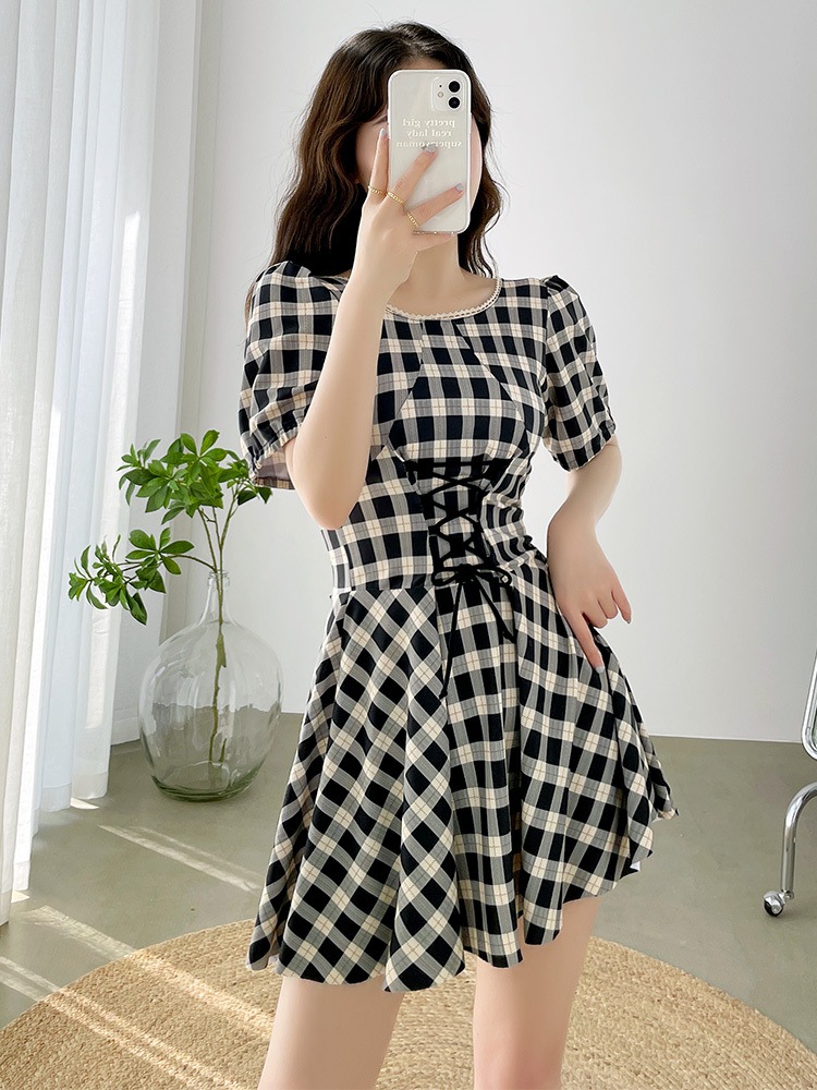 水着 ワンピース レディース 半袖 二の腕カバー リボン ウエストマーク かわいい 大人可愛い きれいめ セクシー カジュアル 大人 大人っぽい チェック リゾート 体型カバー 水着 ワンピース レディース 半袖 二の腕カバー リボン ウエストマーク かわいい 大人可愛い きれいめ セクシー カジュアル 大人 大人っぽい チェック リゾート 体型カバー