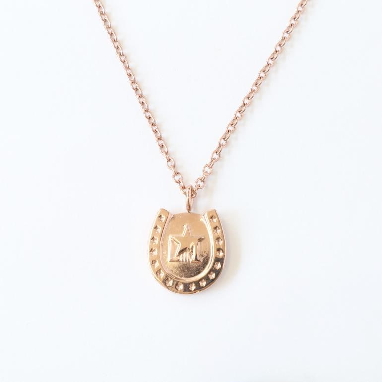 Lill one STAR リルワンスター SUS304 馬蹄ネックレス3 スポーツ ステンレス 金属アレルギー対応 ピンク ホワイト イエロー ゴールド シルバー Lill one STAR リルワンスター SUS304 馬蹄ネックレス3 スポーツ ステンレス 金属アレルギー対応 ピンク ホワイト イエロー ゴールド シルバー