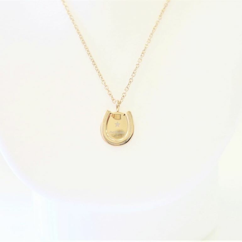 Lill one STAR リルワンスター SUS304 馬蹄ネックレス3 スポーツ ステンレス 金属アレルギー対応 ピンク ホワイト イエロー ゴールド シルバー Lill one STAR リルワンスター SUS304 馬蹄ネックレス3 スポーツ ステンレス 金属アレルギー対応 ピンク ホワイト イエロー ゴールド シルバー