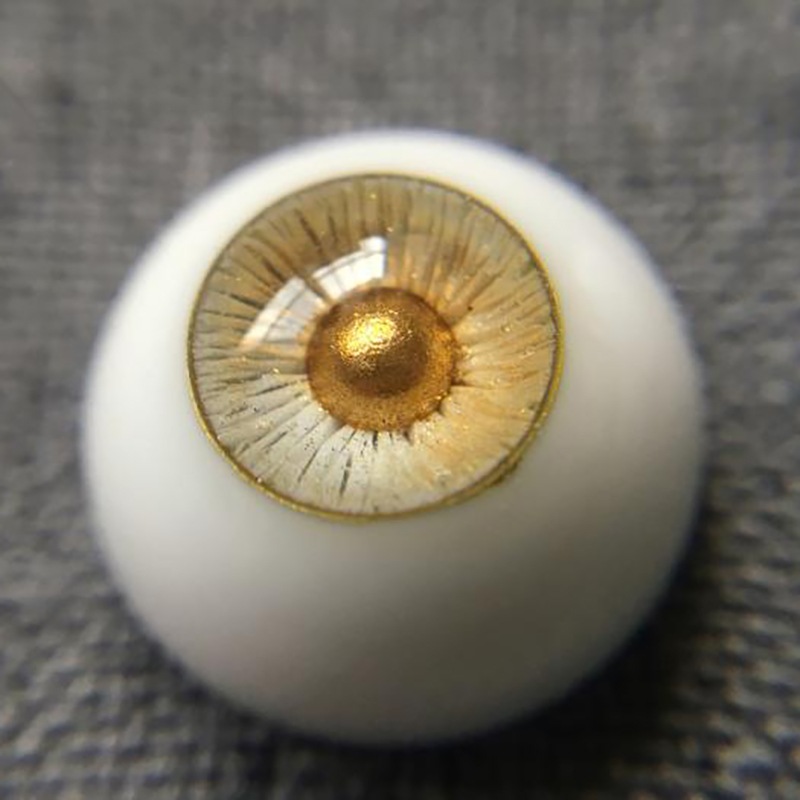 BJDドール 球体関節人形 ドール用 PS086 　ドール用レジンアイ ドール用グラスアイ eye アイスブルー H-48 14mm⁄16mmサイズ人形