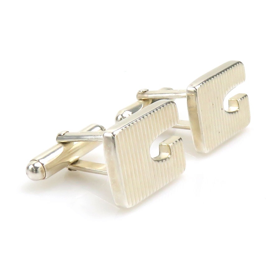 グッチ GUCCI カフス Gロゴ シルバー925 シルバー メンズ e60670a グッチ GUCCI カフス Gロゴ シルバー925 シルバー メンズ e60670a