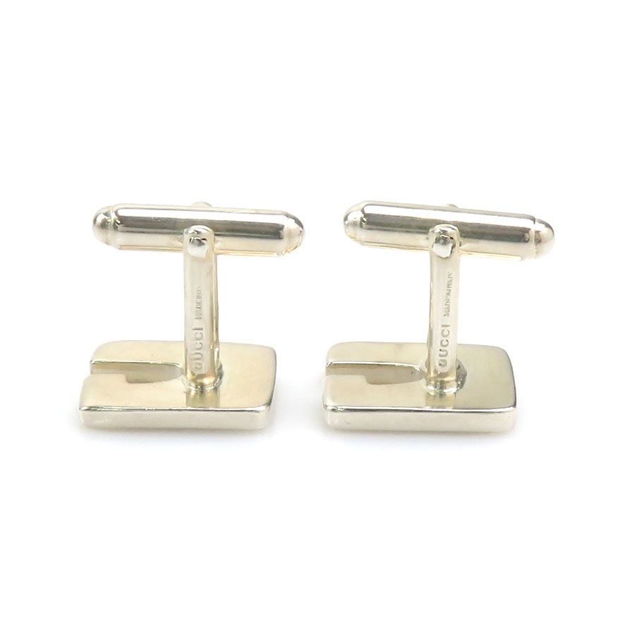 グッチ GUCCI カフス Gロゴ シルバー925 シルバー メンズ e60670a グッチ GUCCI カフス Gロゴ シルバー925 シルバー メンズ e60670a