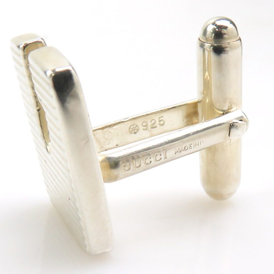 グッチ GUCCI カフス Gロゴ シルバー925 シルバー メンズ e60670a グッチ GUCCI カフス Gロゴ シルバー925 シルバー メンズ e60670a