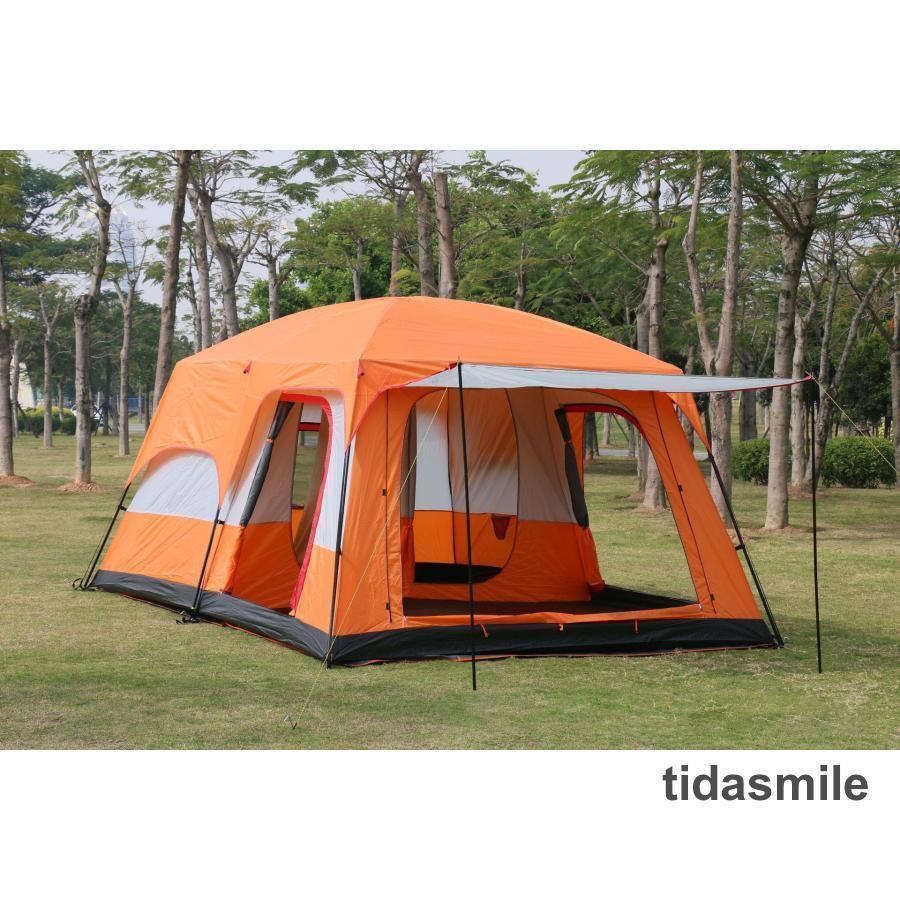 テント 8人用 ツールーム ドーム型テント 大型 ファミリーテント 4人用 6人