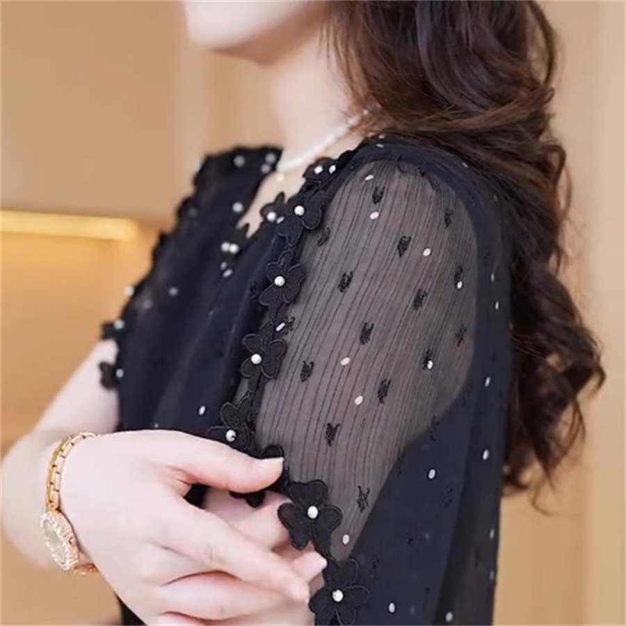 ラウンドネック ミモレ丈ドレス 袖付き 膝下丈 パーティードレス ブルー フォーマルドレス 結婚式 エレ 大きいサイズ ワンピース PourVous ドレス 七分袖＆ミモレ丈ワンピースドレスラウンドネック