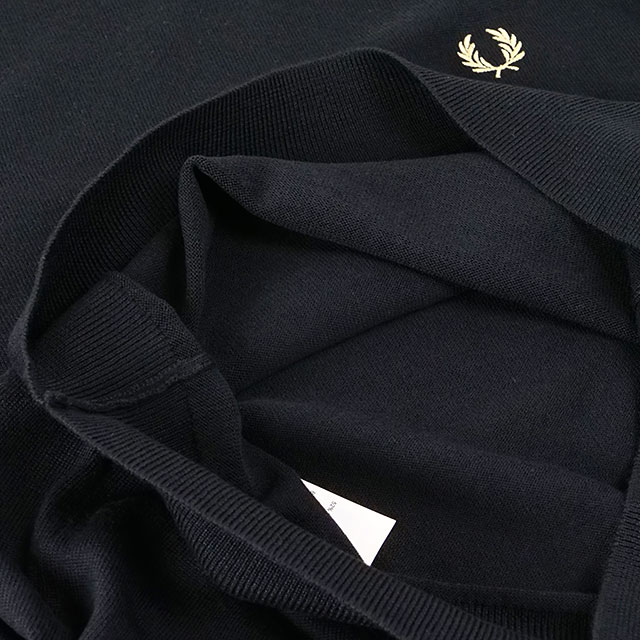 メンズ クラシック クルーネック ジャンパー [K9601-198] CLASSIC CREW NECK JUMPER トップス ニット セーター BLACK 黒 ブラック系