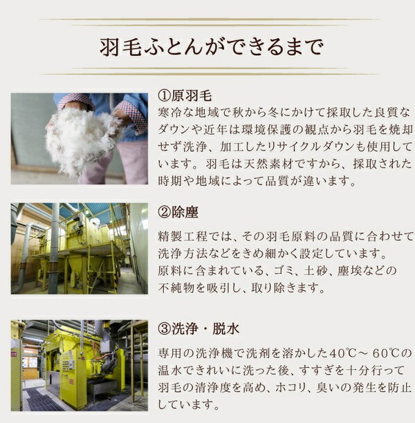 リサイクルダウン80% 羽毛ふとん シングル ピンク