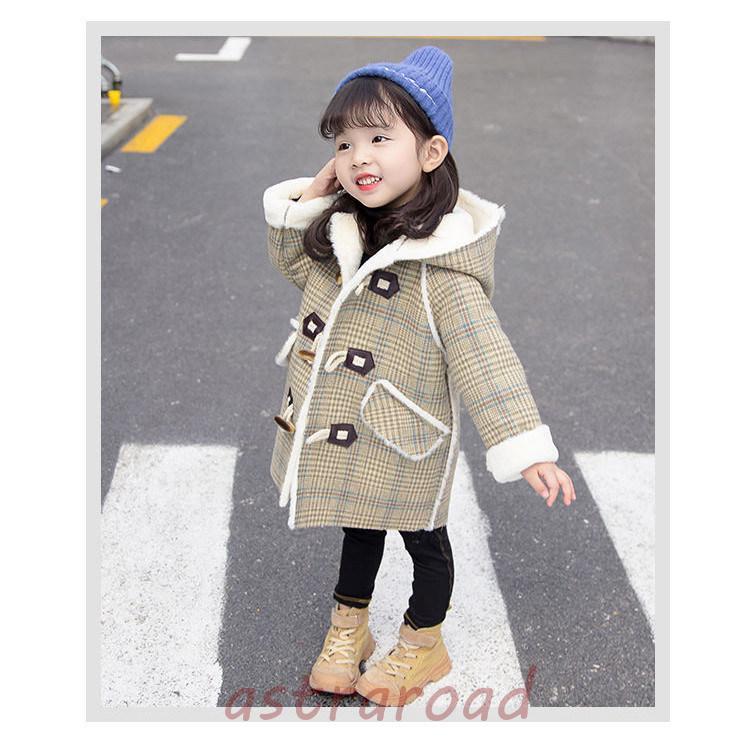 ピーコートPコート キッズコートミドル丈 秋冬 ラシャコート女の子 子供服ジュニアアウタージャケッ