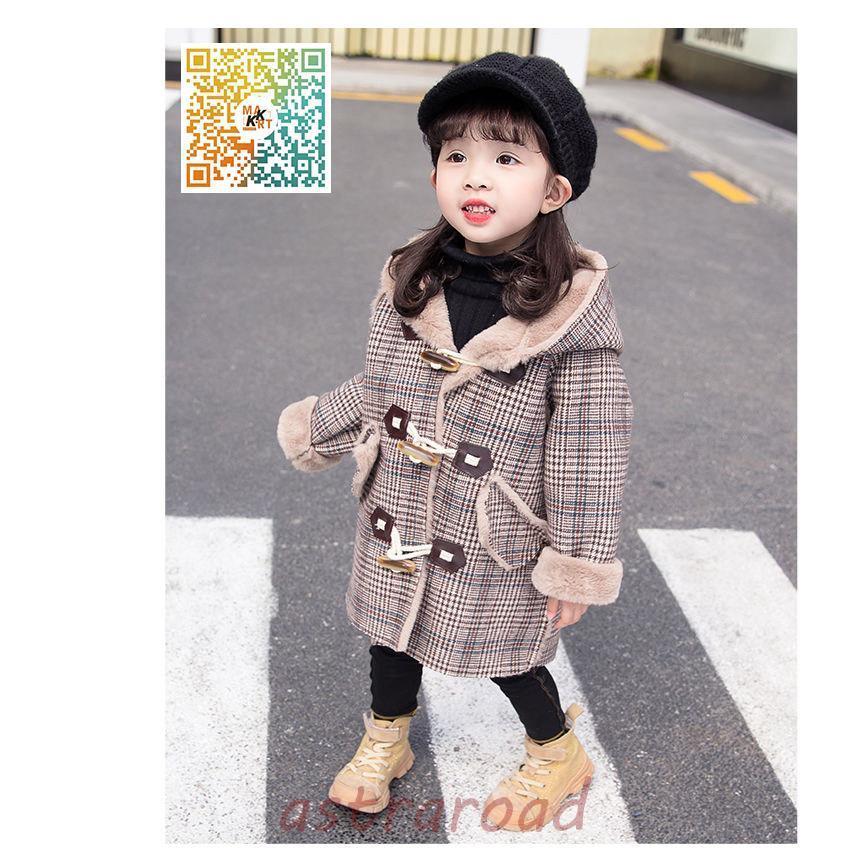 ピーコートPコート キッズコートミドル丈 秋冬 ラシャコート女の子 子供服ジュニアアウタージャケッ