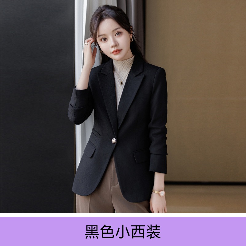 人気ブレザー 女性2024春と小さな韓国の気質と秋の百 スリムウエストスーツトップス