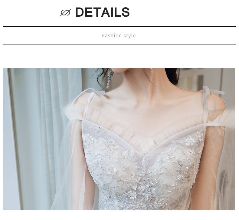 カラードレス 編み上げ パーティードレス フォーマルドレス ロングドレス シャンパン 長袖 星柄 結婚式 二次会 発表会 ウェディングドレス ウエディングドレス ゲストドレス 花嫁 ブライダル イブニ