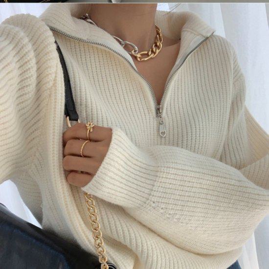 ジッパー付きセーター セーター レディース ニット セーター ニットセーター vネック 長袖ニット ジッパー付 リブニット 秋冬 トップス 黒 白 お洒落 可愛い シンプル 無地 ニットソー プルオー ジッパー付きセーター セーター レディース ニット セーター ニットセーター vネック 長袖ニット ジッパー付 リブニット 秋冬 トップス 黒 白 お洒落 可愛い シンプル 無地 ニットソー プルオー