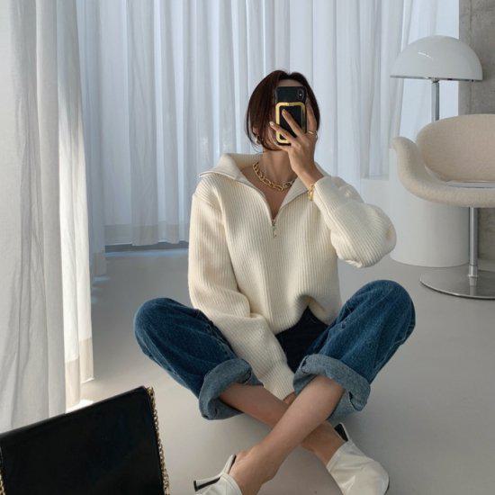 ジッパー付きセーター セーター レディース ニット セーター ニットセーター vネック 長袖ニット ジッパー付 リブニット 秋冬 トップス 黒 白 お洒落 可愛い シンプル 無地 ニットソー プルオー ジッパー付きセーター セーター レディース ニット セーター ニットセーター vネック 長袖ニット ジッパー付 リブニット 秋冬 トップス 黒 白 お洒落 可愛い シンプル 無地 ニットソー プルオー