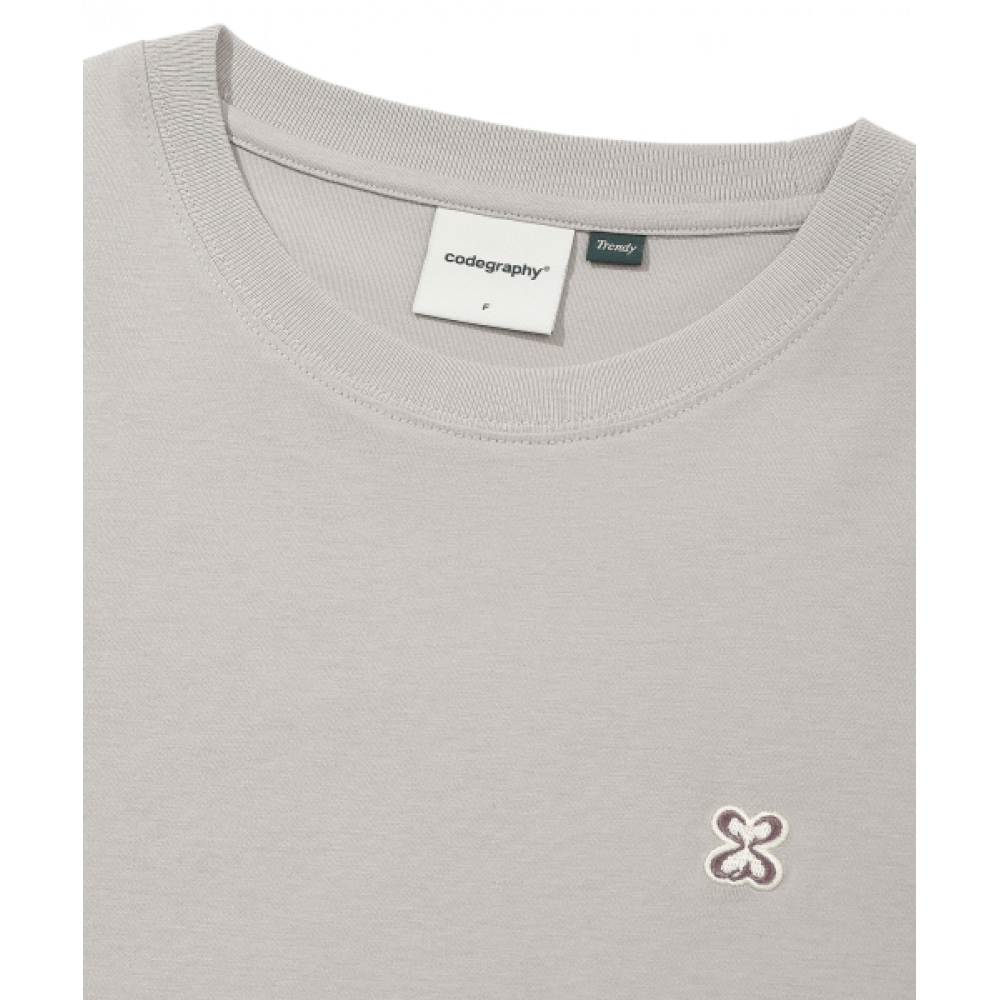 CODEGERY (女性) レイヤードロングスリーブ Tシャツ_ペールピンク CODEGERY (女性) レイヤードロングスリーブ Tシャツ_ペールピンク